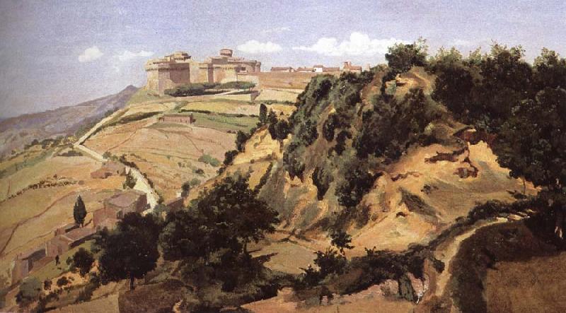 Jean Baptiste Camille  Corot Volterra France oil painting art